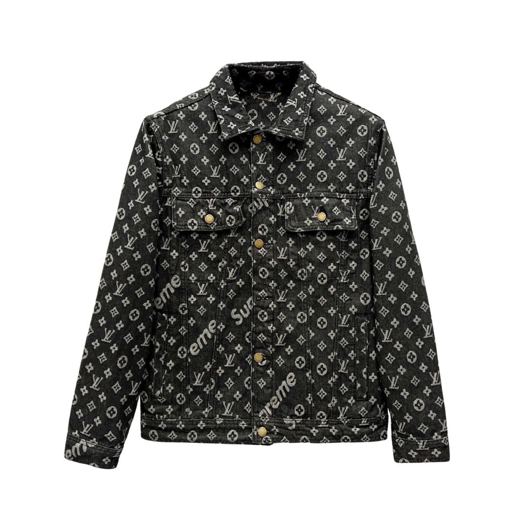 Veste monogrammée Kaki