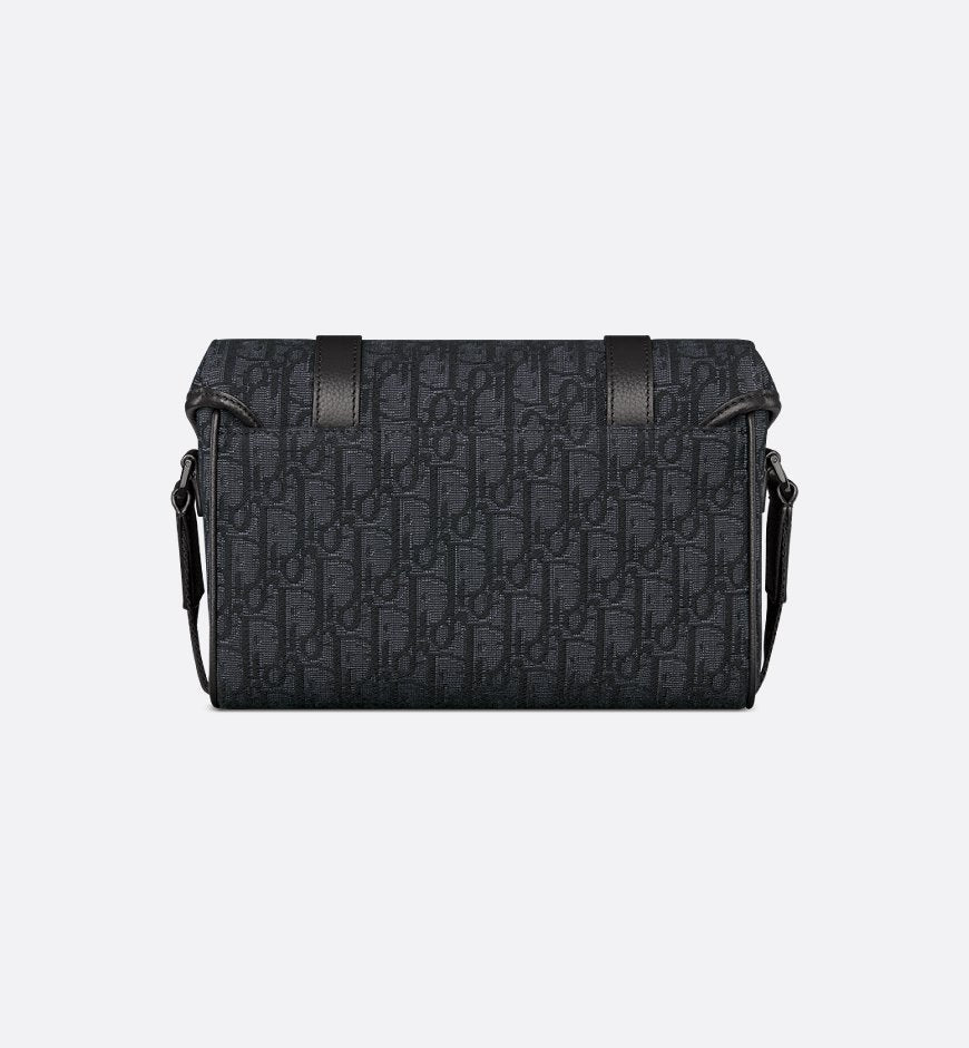 Sac Messenger à rabat Dior Hit The Road Noir