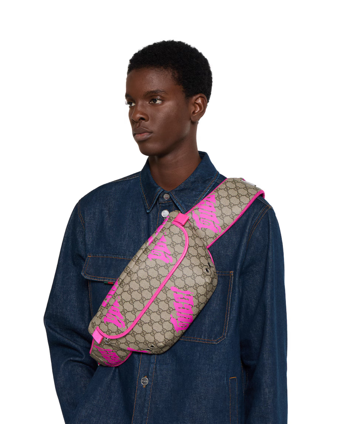 Sac ceinture avec imprimé grand format