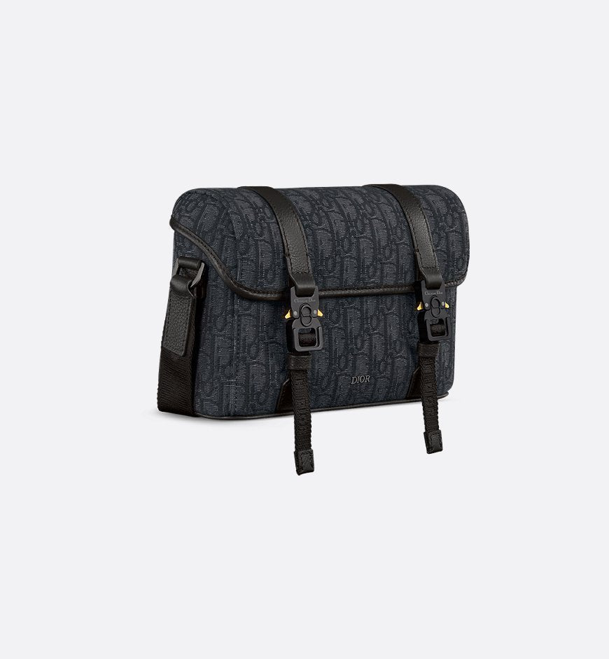 Sac Messenger à rabat Dior Hit The Road Noir
