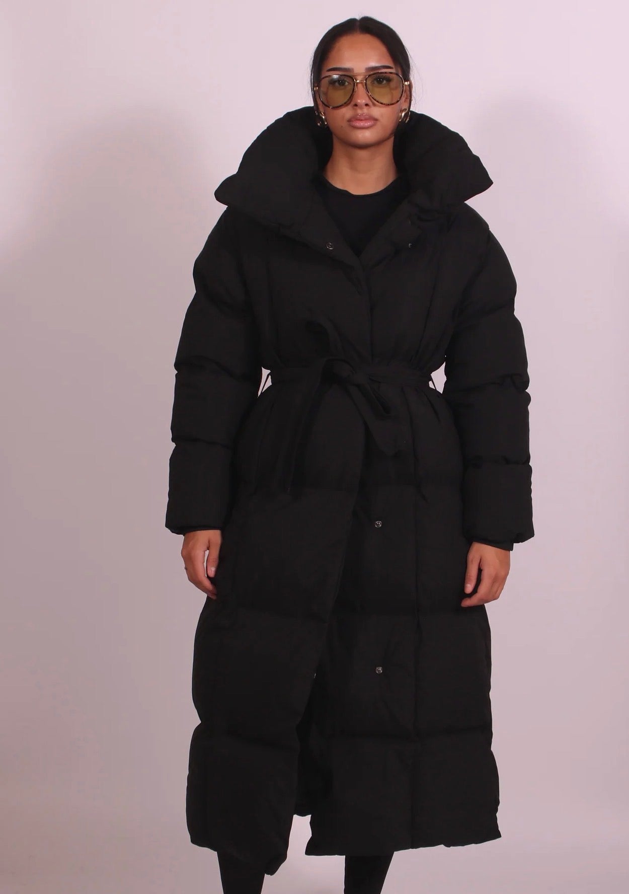 LONGLINE PUFFER BLACK