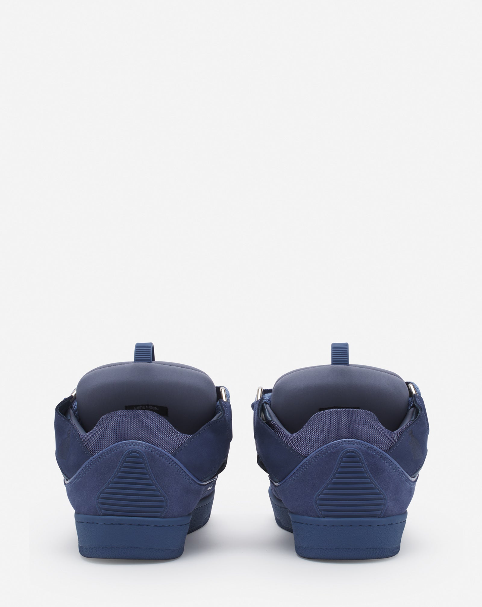 LANVIN LEATHER CURB BLEU MARINE
